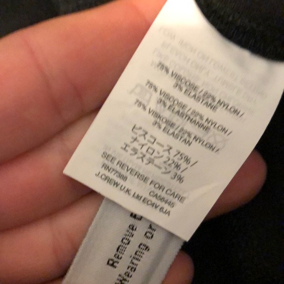 HP 🥳 J. Crew pixie pant in black NWOT - Picture 7 of 7